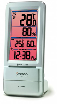 Комнатный термогигрометр цифровой Oregon EMS300 с радиодатчиком