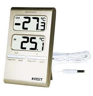 Комнатный термометр цифровой RST 02103 с проводным датчиком