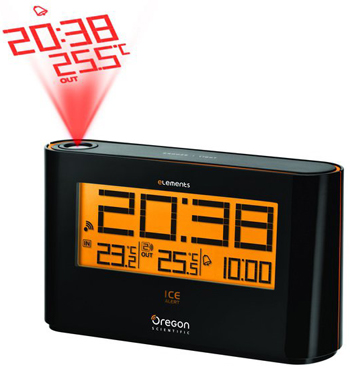 Комнатный термометр проекционный Oregon EW98 с радиодатчиком