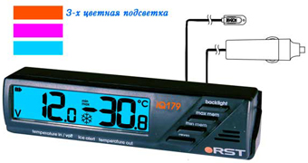 Автомобильный термометр RST 02179